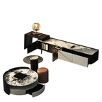 Mobile TV 71 Black Stone Side Extension Storage con cassetti