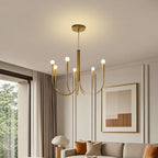 Lustre de plafond à branches de style Mid-Century avec hauteur réglable