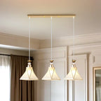 3 luci, forma affusolata, plastica, moderno, altezza regolabile