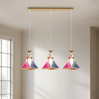 3 luci, forma affusolata, plastica, moderno, altezza regolabile