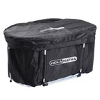 HolaHatha Baignoire de récupération à immersion avec couvercle, 488 litres, portable, eau chaude/froide