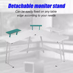 BestMassage Bureau de jeu en forme de L de 50 pouces, bureau d'ordinateur, bureau avec grand support pour moniteur, bureau de jeu d'angle pour le bureau à domicile