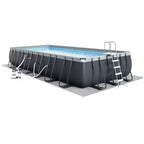 Intex 24' X 12' X 52 Ultra XTR Rectangular Metal Frame Swimming Pool Set w/Pump Filter