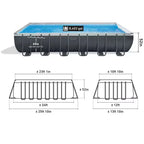 Piscine rectangulaire hors sol Ultra XTR Intex 7,32 m x 3,66 m x 1,32 m avec pompe de filtration