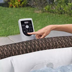 Bestway SaluSpa Bali Spa Gonflable 5 à 7 Personnes, Spa Portable Rond Extérieur Économe en Énergie avec 180 AirJets, 85 x 28