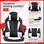 FDW Sedia da Gaming Sedia da Ufficio con Supporto Lombare in Pelle PU Sedie da Videogiochi per Adulti