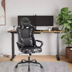 BestMassage Sedia da Gaming Sedia da Ufficio Sedia da Computer con Braccioli Girevole a 360° Supporto Lombare Sedia Direzionale Ergonomica per Adulti