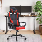 BestMassage Sedia da Gaming Sedia da Ufficio Sedia da Computer con Braccioli Girevole a 360° Supporto Lombare Sedia Direzionale Ergonomica per Adulti