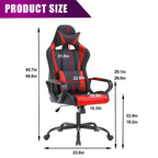 BestMassage Sedia da Gaming Sedia da Ufficio Sedia da Computer con Braccioli Girevole a 360° Supporto Lombare Sedia Direzionale Ergonomica per Adulti