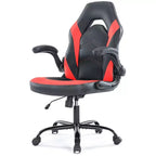Chaise de jeu ultime JIONJOY : ergonomique, en cuir PU, chaise de bureau de direction avec accoudoirs relevables