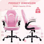 FIRNEWST Next - Level Gaming Comfort: Sedia Ergonomica in Pelle PU con Braccioli Ribaltabili Regolabili