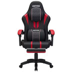 Fauteuil de massage et de jeu extra-large Hoffree, Fauteuil de bureau ergonomique pour PC avec repose-pieds et réglable