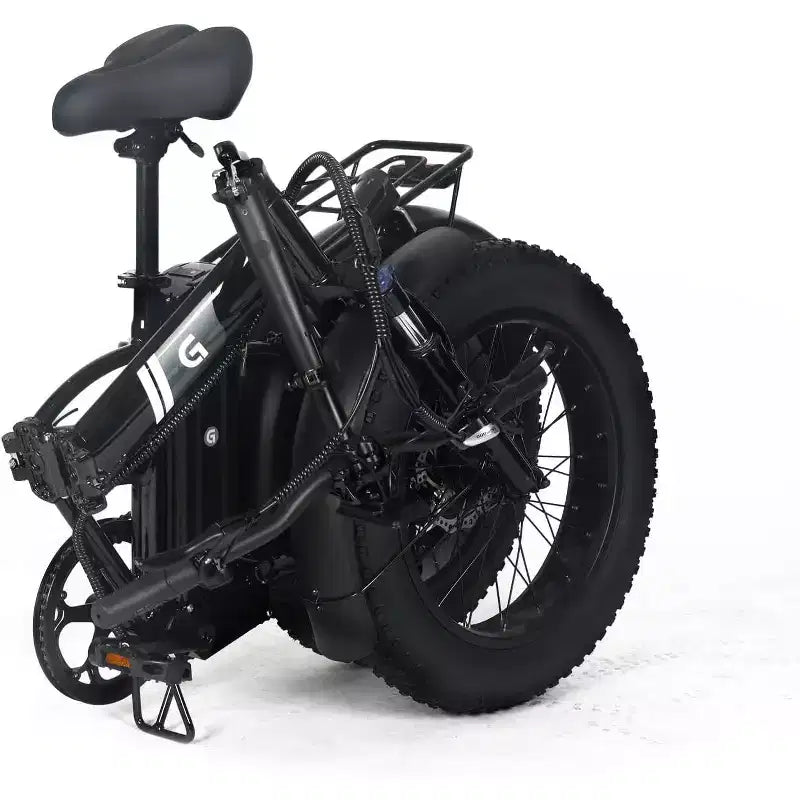 Bicicletta elettrica per adulti, Ebike pieghevole con pneumatici fat da 20 x 4.0, batteria rimovibile da 48V e cambio a 7 velocità, ideale per il pendolarismo