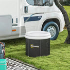 Baignoire de glace portable, baignoire de plongée froide extérieure avec couvercle thermique, housse et sac de transport, pour la récupération des athlètes et la thérapie par l'eau froide
