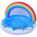 Piscine gonflable pour bébé avec auvent arc-en-ciel Pool Central 37