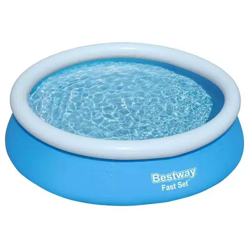 Piscine ronde gonflable Bestway Fast Set 1,83 m avec vidange facile, piscine familiale