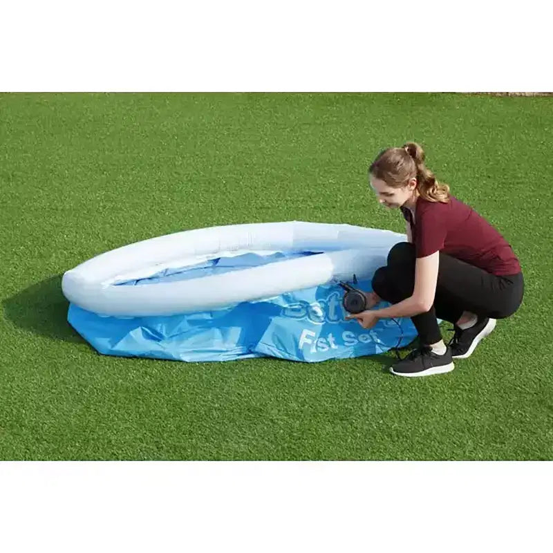 Piscine ronde gonflable Bestway Fast Set 1,83 m avec vidange facile, piscine familiale