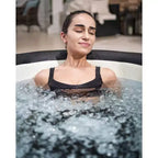 Baignoire gonflable SaluSpa Glacial Dip pour bain froid, marbre noir, utilisation toute l'année