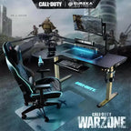 Precision, bureau assis-debout de gaming 60x23 co-marqué officiel Call of Duty