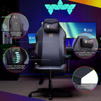 AMERLIFE Sedia da gaming ergonomica per PC - Supporto lombare Poggiatesta Braccioli 4D Sedia da computer