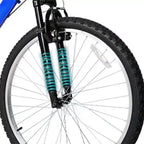Bicicletta da montagna Hykolity con ruote da 26 27,5, MTB a 18 velocità per uomo e donna con sella regolabile, sospensione completa per ciclismo all'aperto