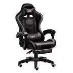 Chaise de jeu ergonomique avec support lombaire Design de course élégant