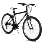 BAMCBASE 24 26 Mountain Bike, 18 Speeds High-Carbon Steel Frame, Sport Cycling MTB Bicycle for Adult