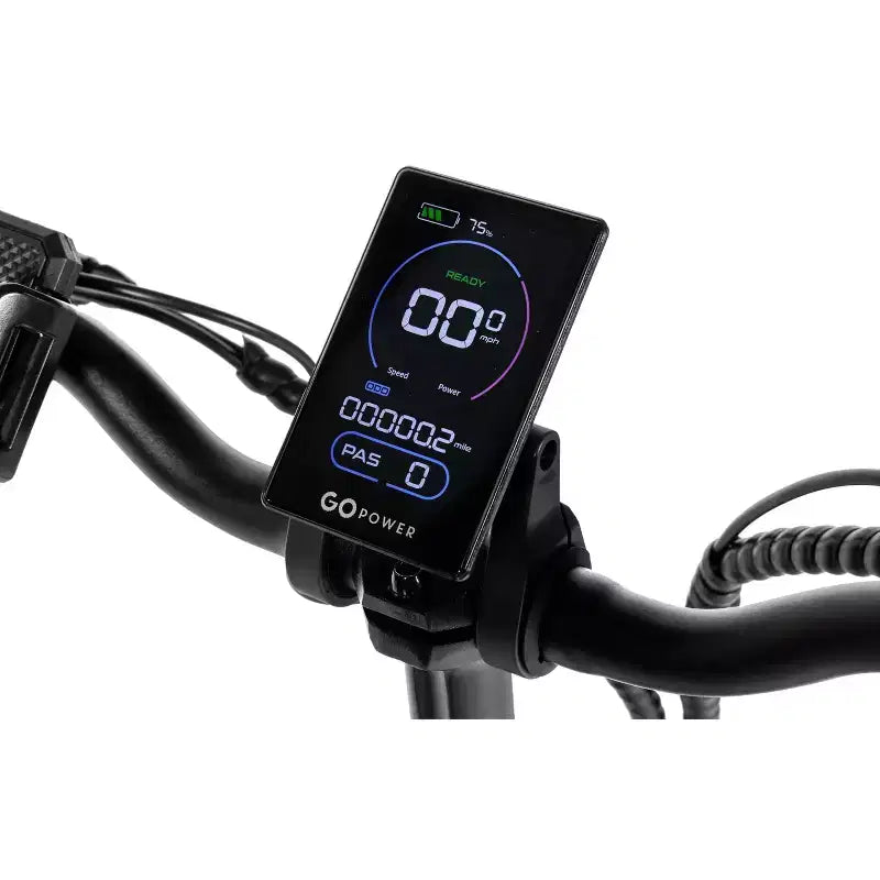 Bici Elettrica Pieghevole GoPowerBike GoPlus | eBike con pneumatici fat da 20" | Motore da 500W, velocità massima 32 km/h | Oltre 72 km di autonomia, 5 livelli di pedalata assistita | Prodotto a scatola aperta