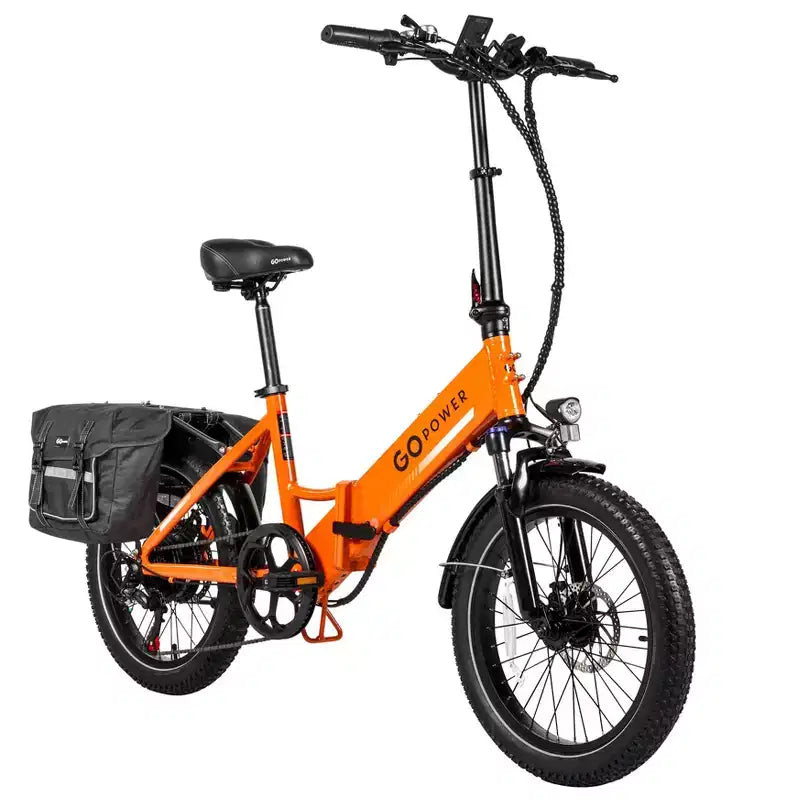 Bici Elettrica Pieghevole GoPowerBike GoPlus | eBike con pneumatici fat da 20" | Motore da 500W, velocità massima 32 km/h | Oltre 72 km di autonomia, 5 livelli di pedalata assistita | Prodotto a scatola aperta