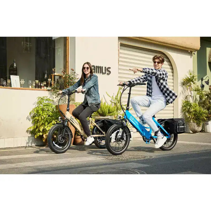 Bici Elettrica Pieghevole GoPowerBike GoPlus | eBike con pneumatici fat da 20" | Motore da 500W, velocità massima 32 km/h | Oltre 72 km di autonomia, 5 livelli di pedalata assistita | Prodotto a scatola aperta