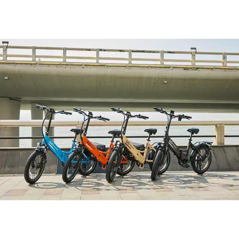 Bici Elettrica Pieghevole GoPowerBike GoPlus | eBike con pneumatici fat da 20" | Motore da 500W, velocità massima 32 km/h | Oltre 72 km di autonomia, 5 livelli di pedalata assistita | Prodotto a scatola aperta