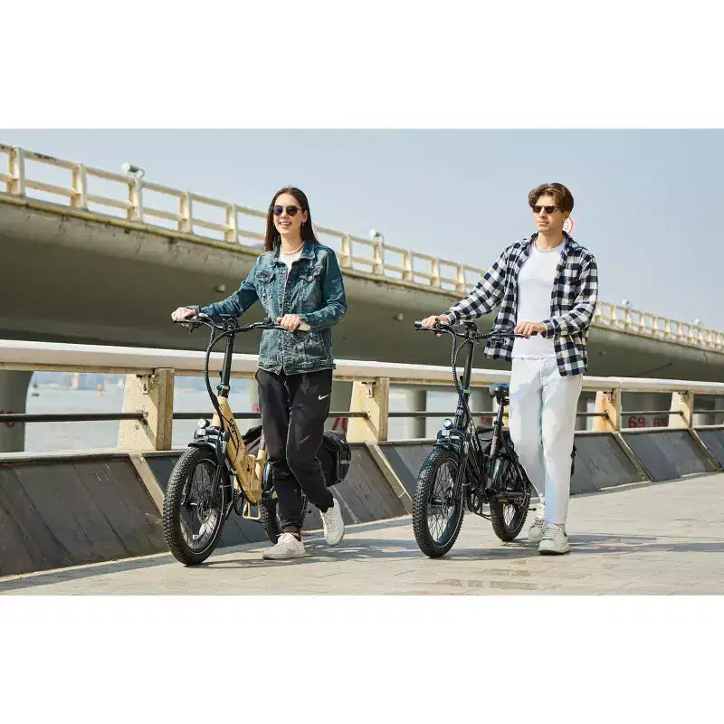 Bici Elettrica Pieghevole GoPowerBike GoPlus | eBike con pneumatici fat da 20" | Motore da 500W, velocità massima 32 km/h | Oltre 72 km di autonomia, 5 livelli di pedalata assistita | Prodotto a scatola aperta