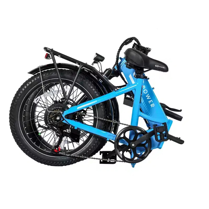 Bici Elettrica Pieghevole GoPowerBike GoPlus | eBike con pneumatici fat da 20" | Motore da 500W, velocità massima 32 km/h | Oltre 72 km di autonomia, 5 livelli di pedalata assistita | Prodotto a scatola aperta