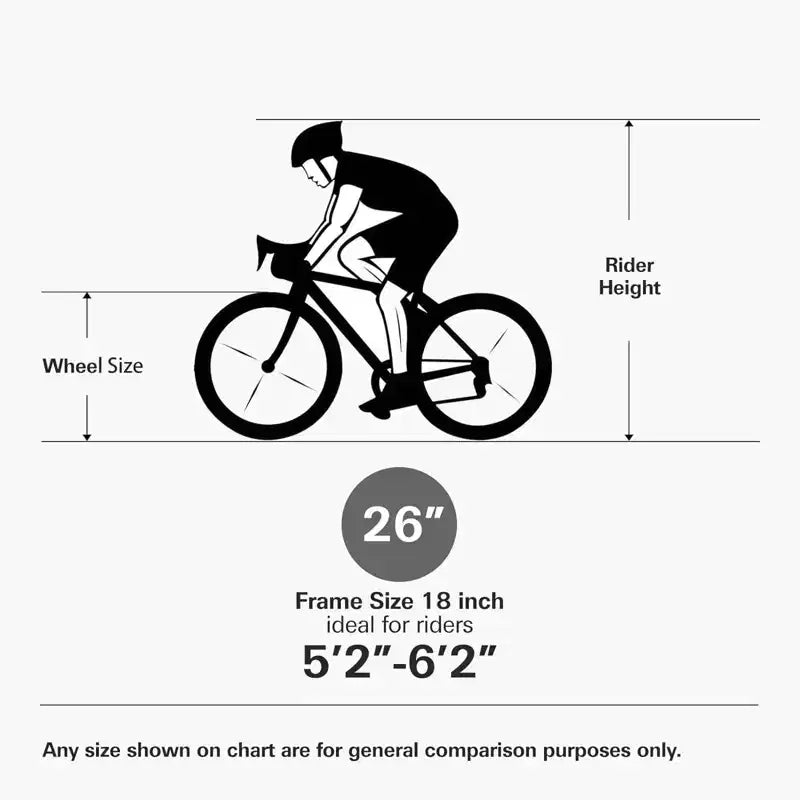 Vélo VTT hykolity 26 pouces, vélo 18 vitesses pour hommes et femmes adultes, vélo de sport tout-terrain avec double suspension intégrale, noir