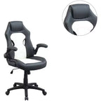 Sedia da ufficio Okak regolabile in altezza, sedia da scrivania imbottita con ruote, comoda sedia da gaming per ufficio, studio, sala giochi