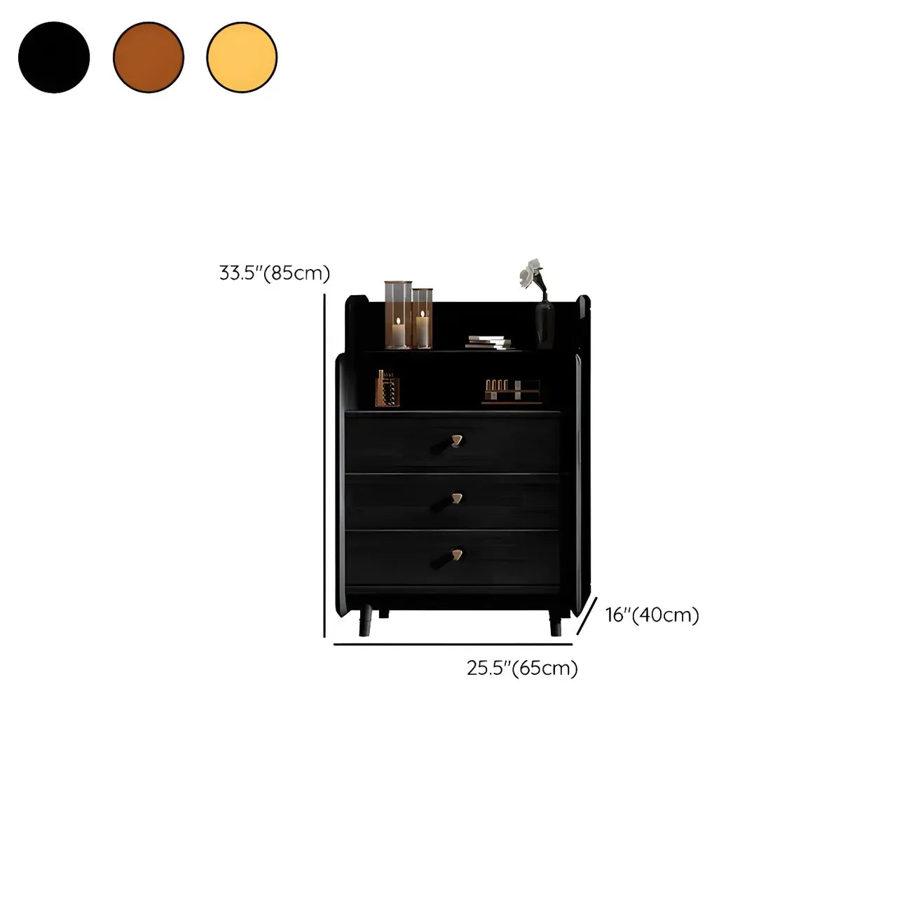 Commode d'appoint en rotin et bois brun avec plusieurs tiroirs
