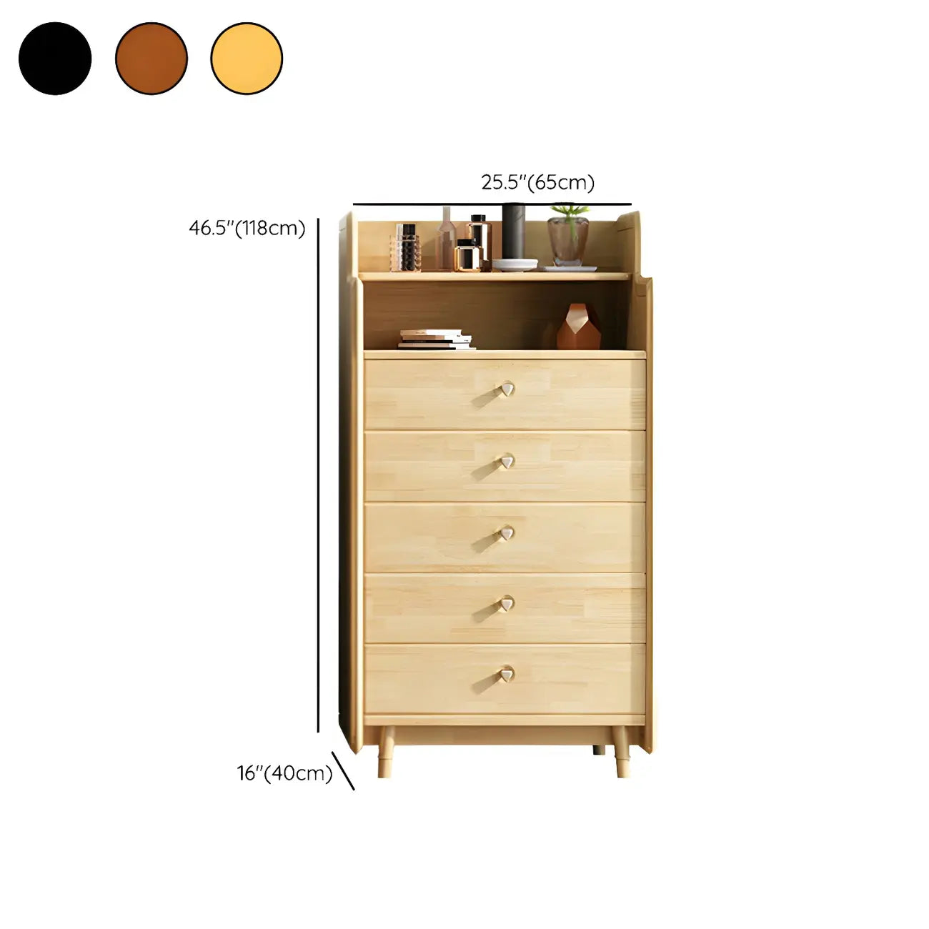 Commode d'appoint en rotin et bois brun avec plusieurs tiroirs
