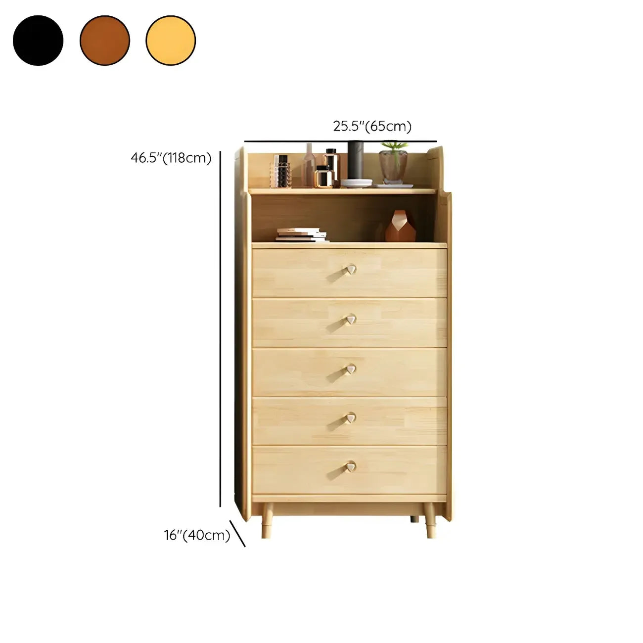 Commode d'appoint en rotin et bois brun avec plusieurs tiroirs
