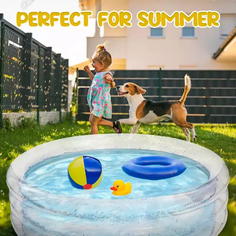 Piscine gonflable scintillante ArtCreativity pour enfants 34x10