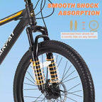 Mountain bike Zeus & Ruta 26 con 21 rapporti, doppia sospensione, telaio in acciaio al carbonio per adulti e ragazzi