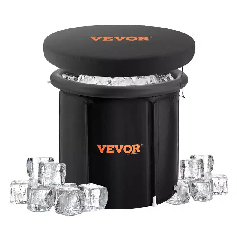 VEVOR Ice Bath Tub, Cold Water Therapy Plunge Tub for Athletes, Portable Outdoor Ice Barrel Plunge Pool for Recovery, 105 Gal,34Lx30H,Black