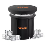 VEVOR Ice Bath Tub, Cold Water Therapy Plunge Tub for Athlete, Portable Outdoor Ice Barrel Plunge Pool for Recovery, 98 Gal,35.4Lx30H,Black