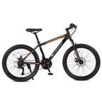VTT Okak 26 pouces avec 21 vitesses et freins à disque mécaniques, vélo adulte avec cadre en acier à haute teneur en carbone, Dirt Bike pour enfants et adultes