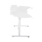 Bureau de gamer avec étagères et support pour accessoires