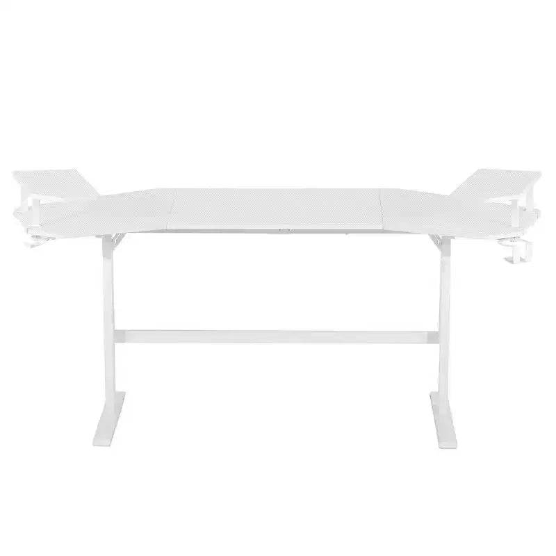 Bureau de gamer avec étagères et support pour accessoires