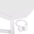 Bureau de gamer avec étagères et support pour accessoires
