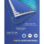 Piscine hors-sol ronde Sunrio 3,05 x 0,76 m avec cadre – Comprend une pompe de filtration de 2000 L/h et une couverture