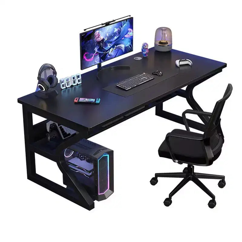 Scrivania per computer, Scrivania da tavolo, Scrivania da ufficio moderna e minimalista, Adatta per soggiorno, camera da letto, Scrivania da gioco semplice, Scrivania da studio per studenti