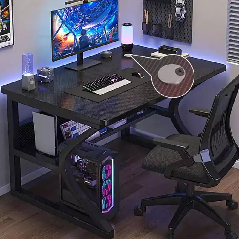 Scrivania per computer, Scrivania da tavolo, Scrivania da ufficio moderna e minimalista, Adatta per soggiorno, camera da letto, Scrivania da gioco semplice, Scrivania da studio per studenti