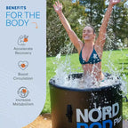 LifePro NordPod Plus Bain froid XL 300 litres, Bain de glace portable, Baignoire gonflable pour l'eau froide pour athlètes, Récupération intérieure et extérieure